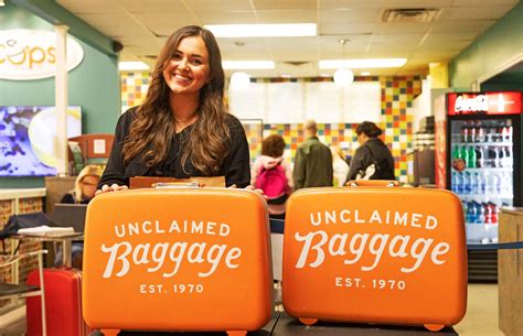 Lost luggage store - When lost luggage can't be reunited with its owner, it ends up at Unclaimed Baggage, a retail outlet in Scottsboro, Ala. (Story aired on All Things Considered on Nov. 24, 2023.)
